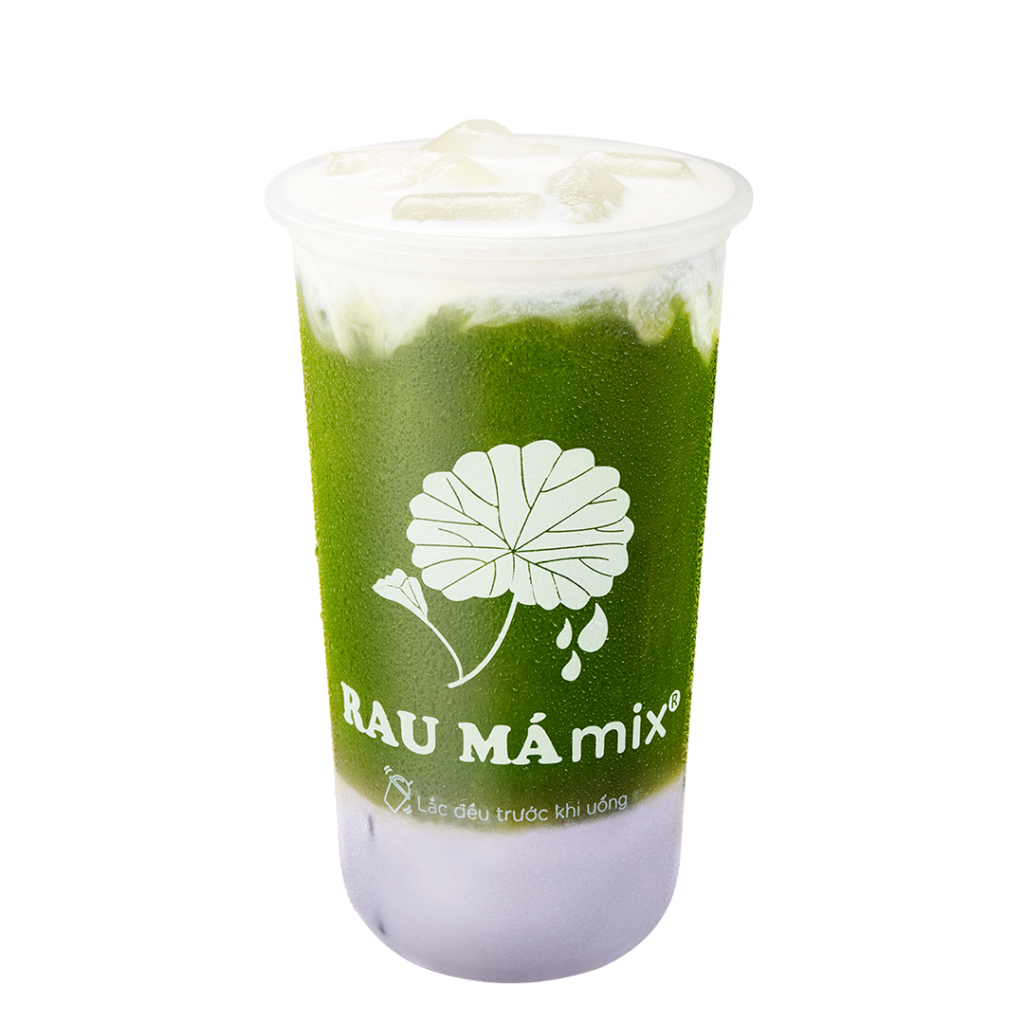 Rau Má Mix Đậu Xanh Sữa Dừa - Rau Má Mix - Càng Mix Càng Ngon