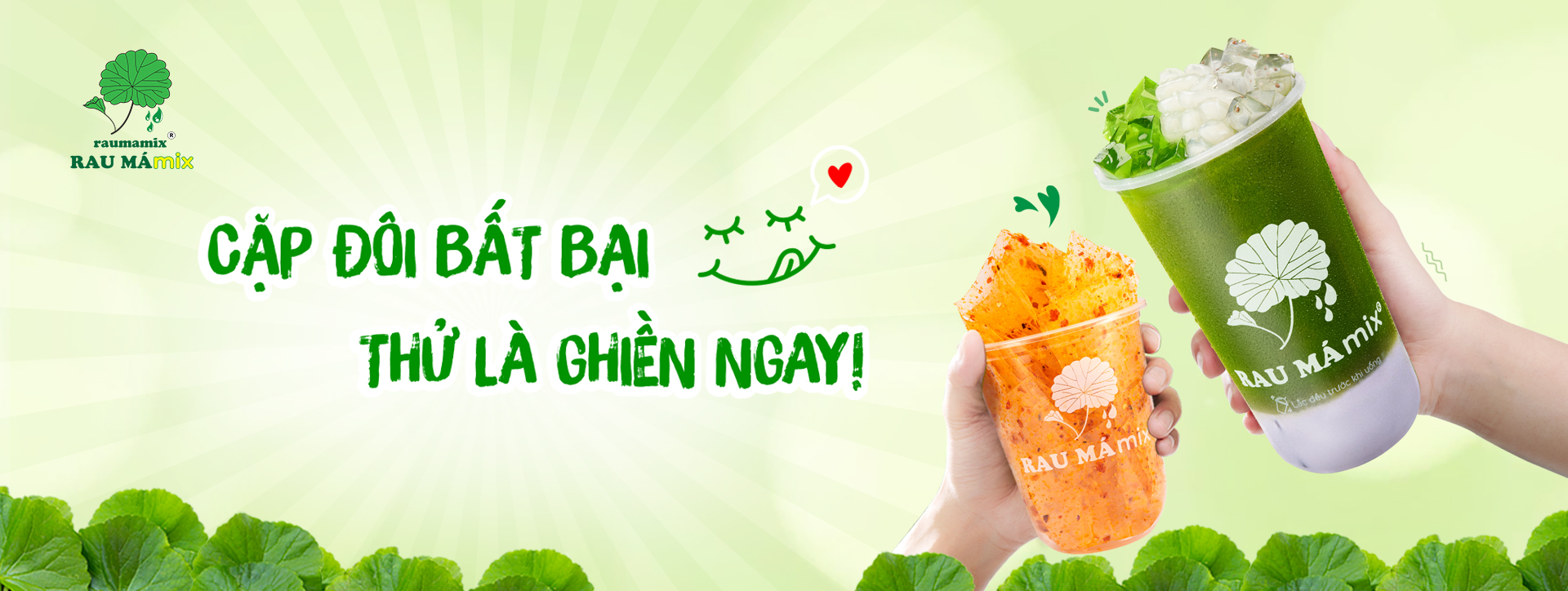 Trang chủ - Rau Má Mix - Càng Mix Càng Ngon