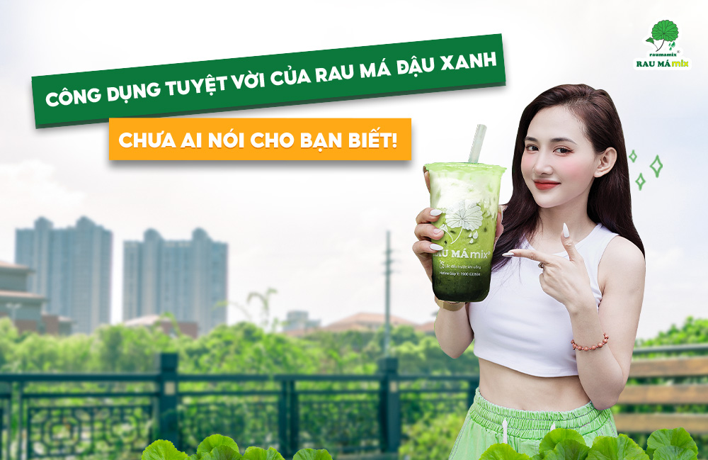 CÔNG DỤNG RAU MÁ ĐẬU XANH