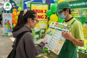 Rau Má Mix - trạm năng lượng xanh giữa lòng sự kiện