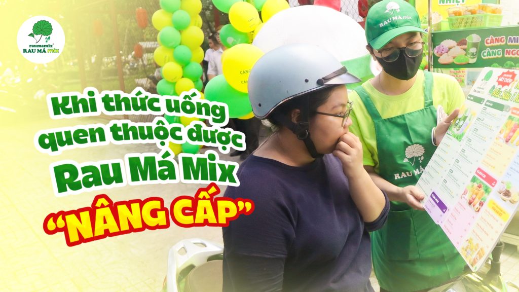 Rau Má Mix – Khi rau má quen thuộc được nâng cấp thành trải nghiệm mới