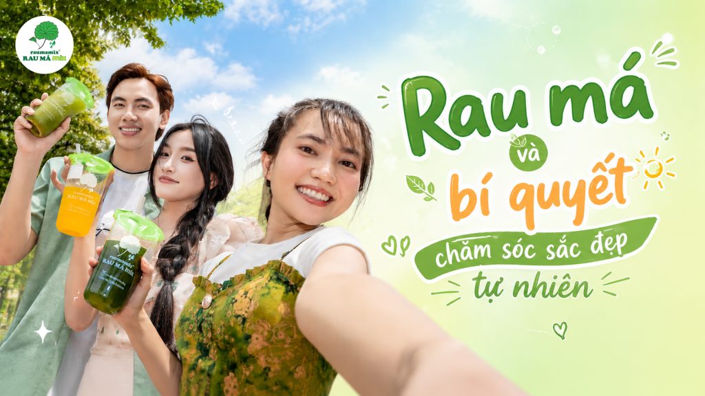 Rau má và bí quyết chăm sóc sắc đẹp tự nhiên