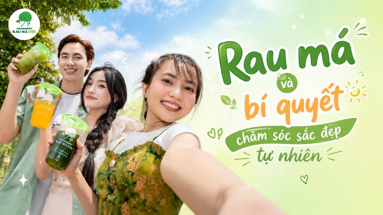 Rau má và bí quyết chăm sóc sắc đẹp tự nhiên