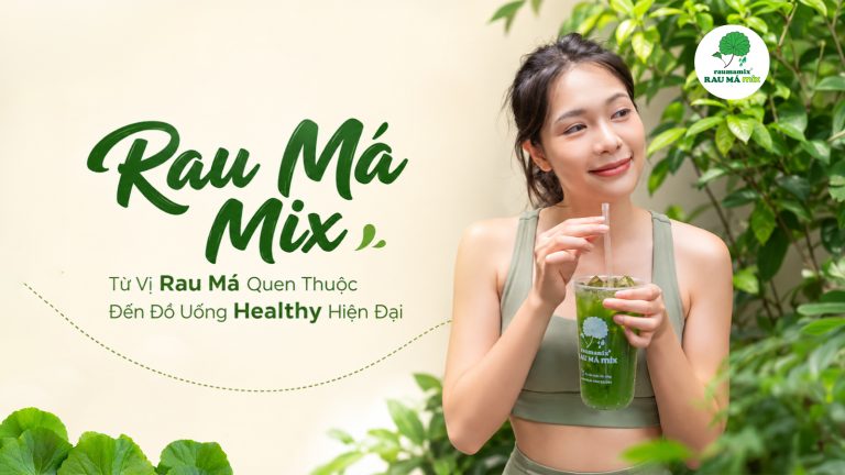 Rau Má Mix – Từ Vị Rau Má Quen Thuộc Đến Đồ Uống Healthy Hiện Đại